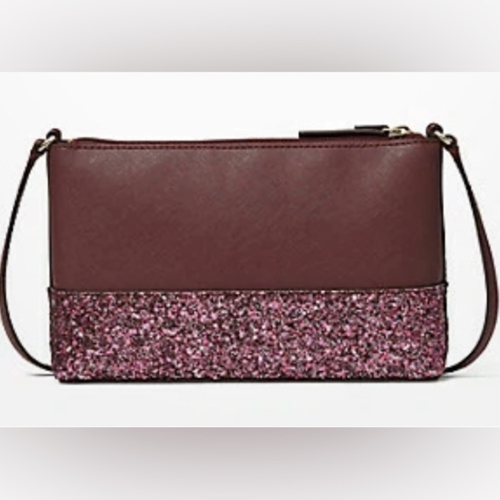 Kate Spade Greta Court Ramey Flash Glitter Crossbody - Picture 3 of 7